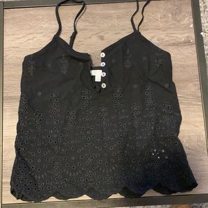 Nordstrom Rack embroidered tank top XXS